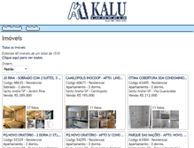 Tablet Screenshot of kaluimoveis.com.br